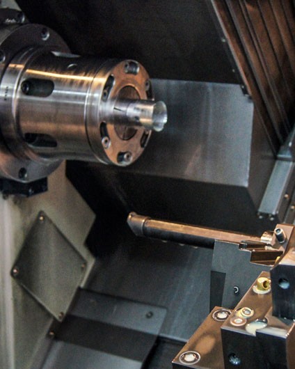 CNC-Drehen von Metallteilen